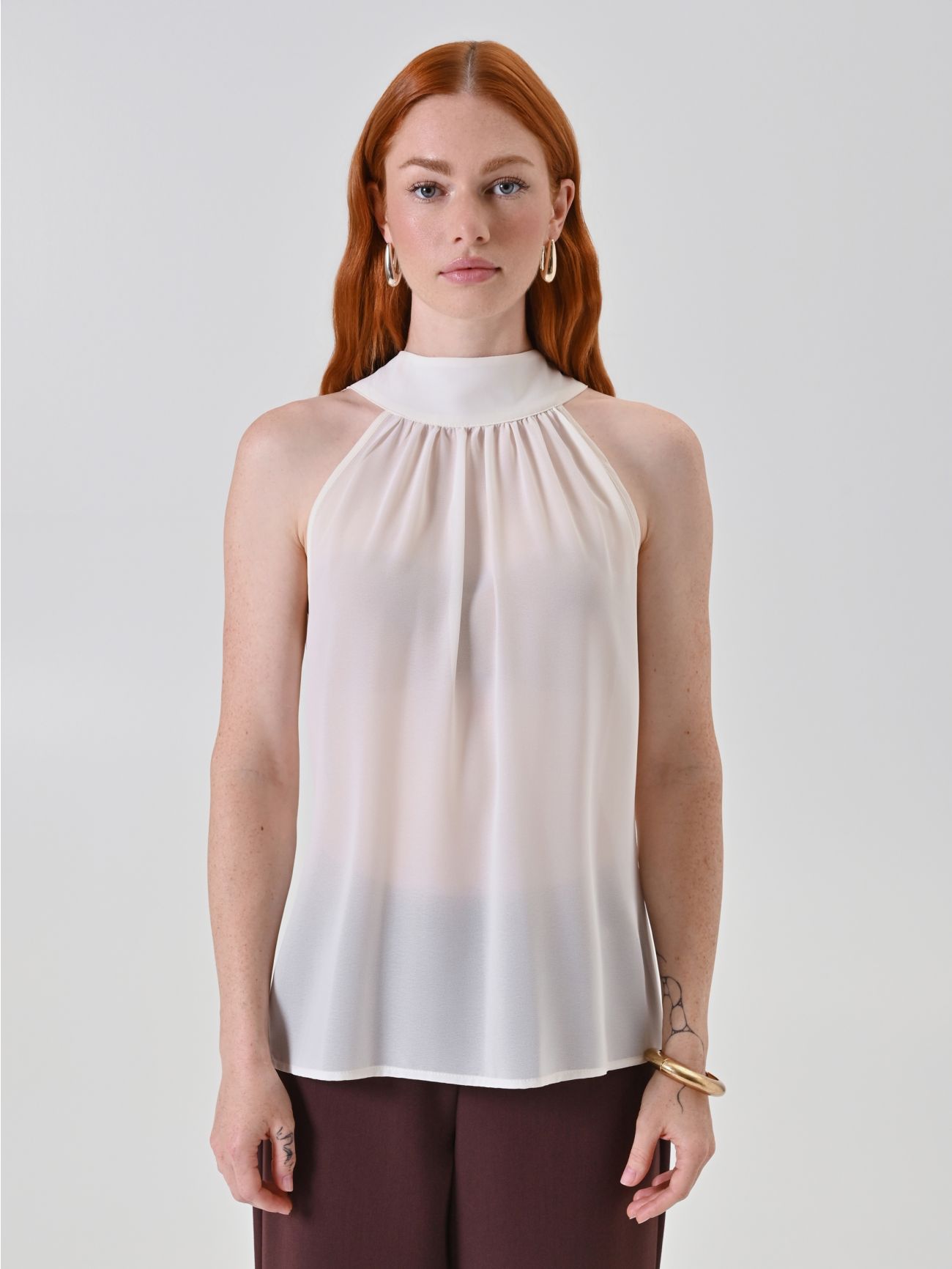 Top Bianco con Maxi Fiocco  det_2