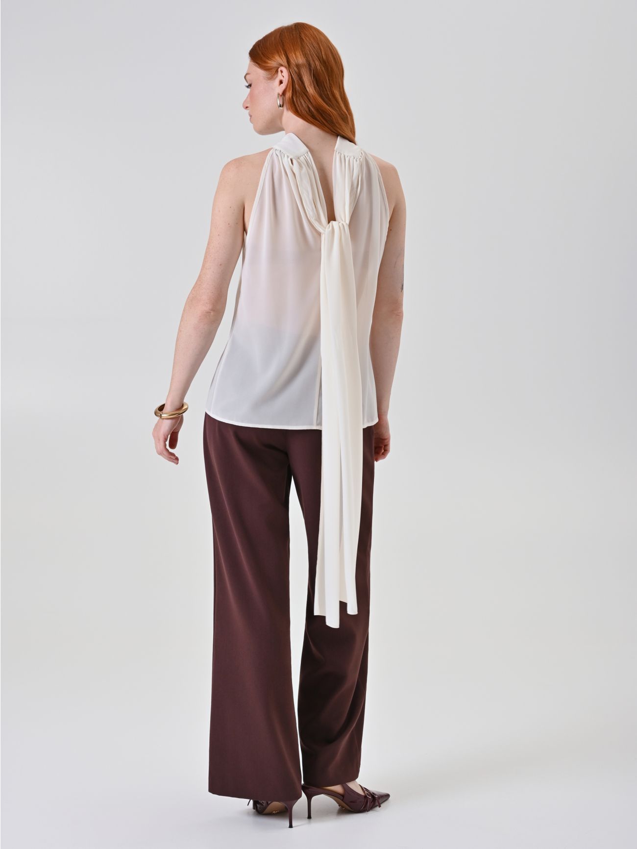 Top Bianco con Maxi Fiocco  det_3