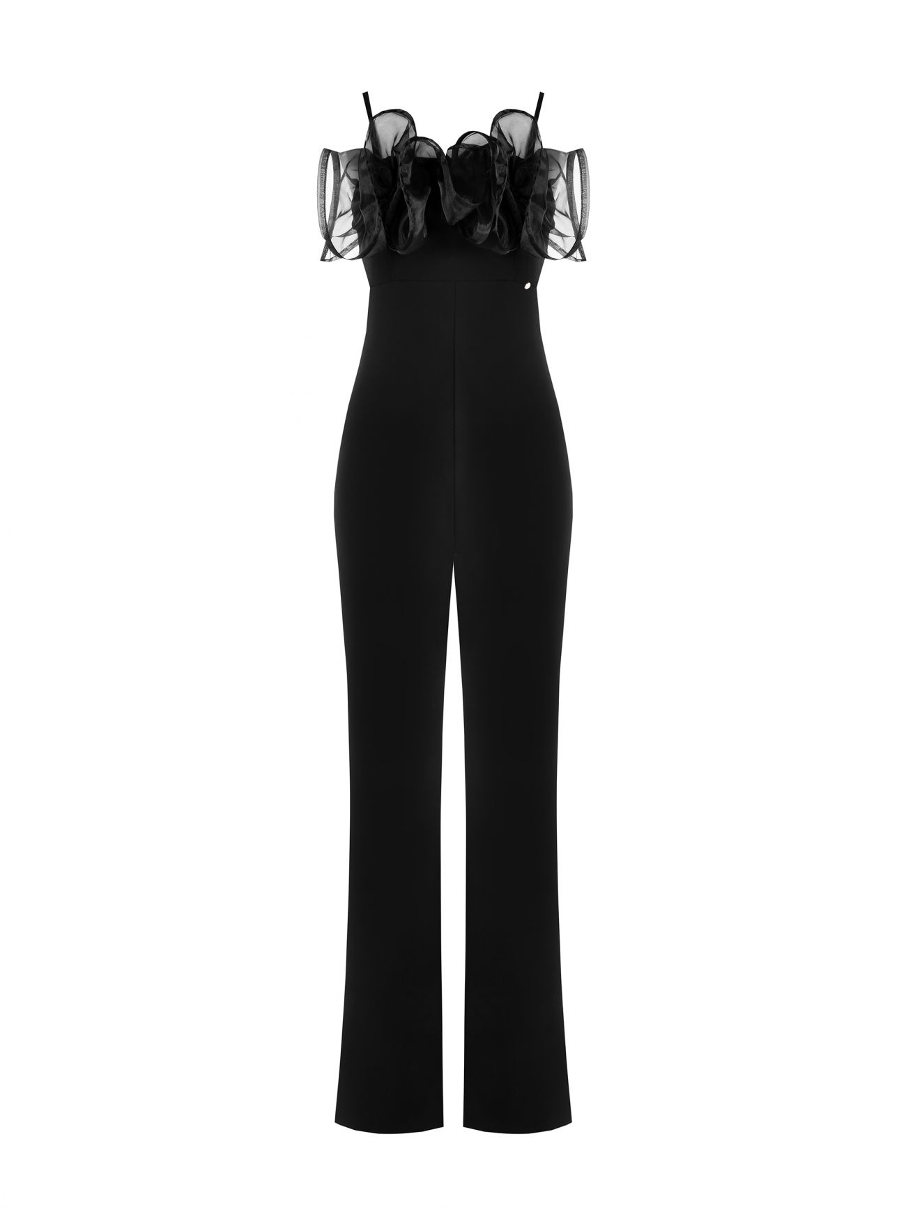 Tuta con Rouches in Organza det_4