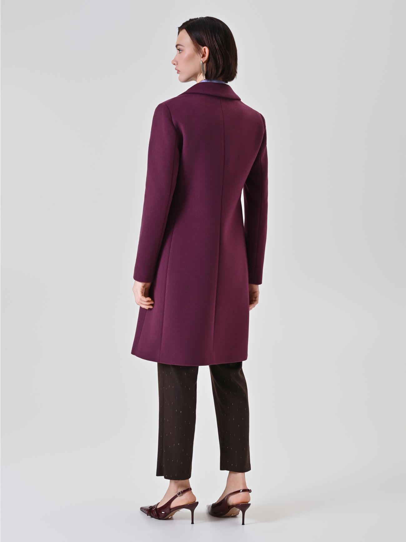 Cappotto monopetto bordeaux rosso det_3
