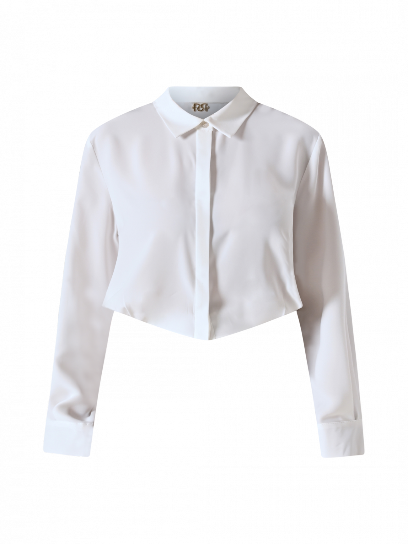 Camicia Bianca Cropped det_4