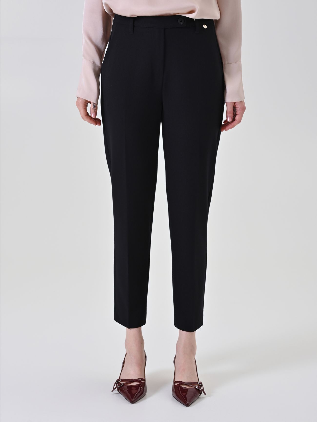  Pantalon noir en polyviscose det_2