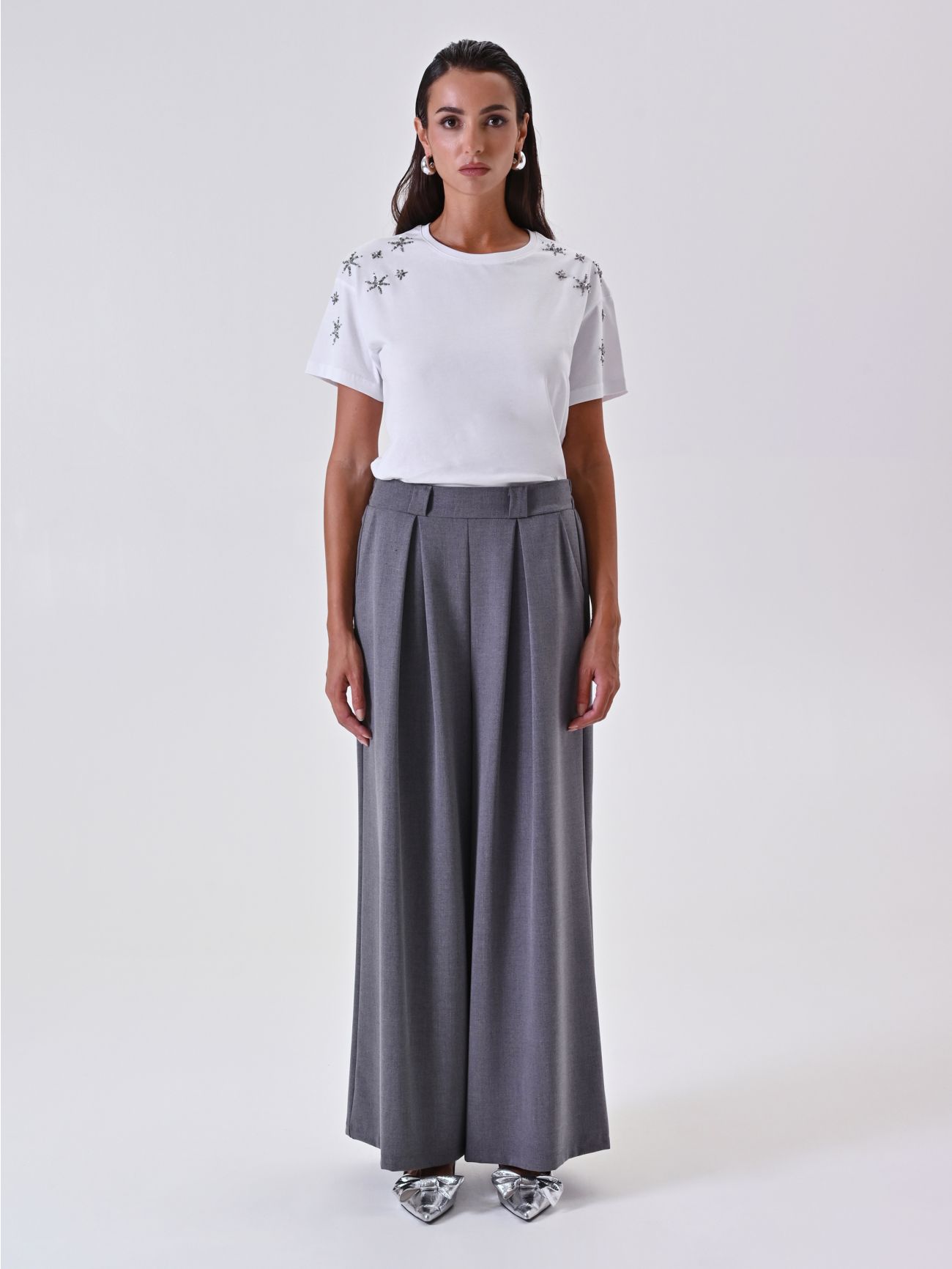 T-Shirt Bianca Strass det_1