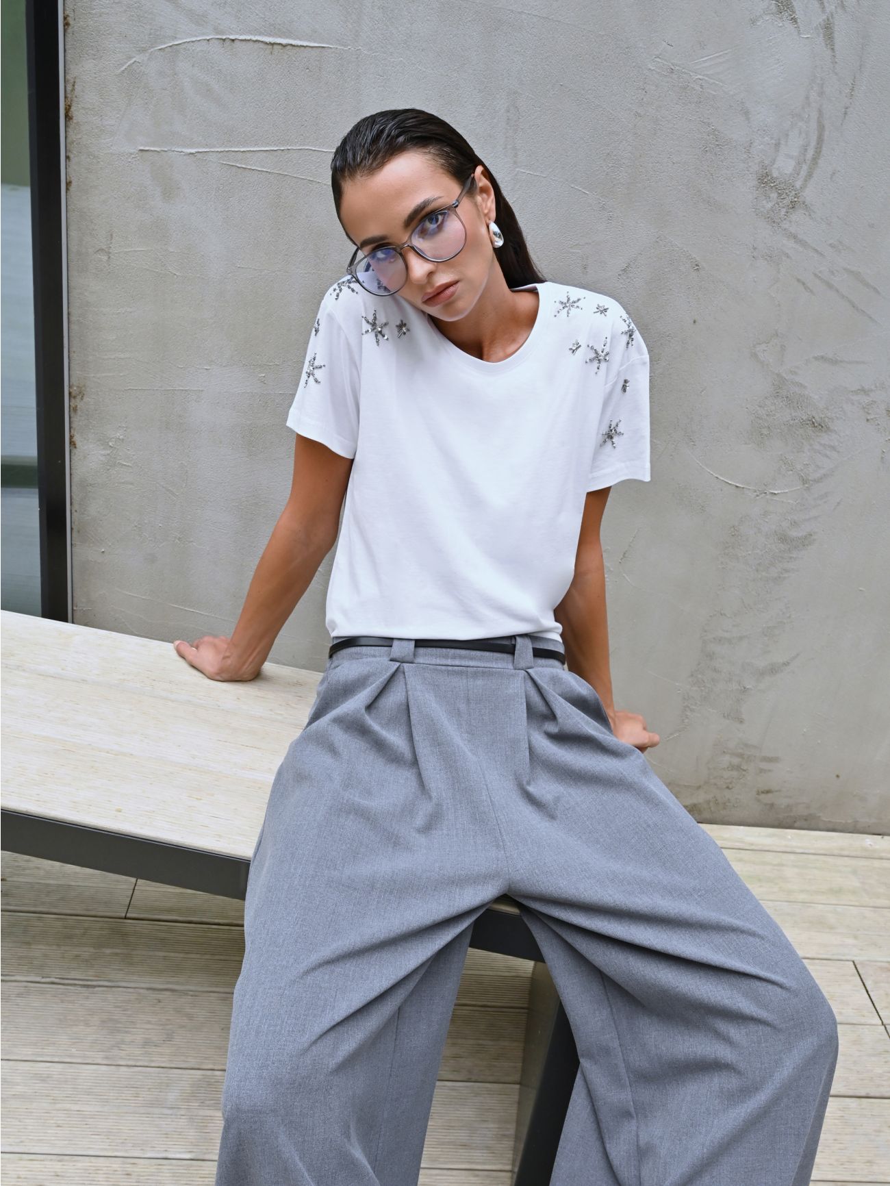 T-Shirt Bianca Strass sp_e1