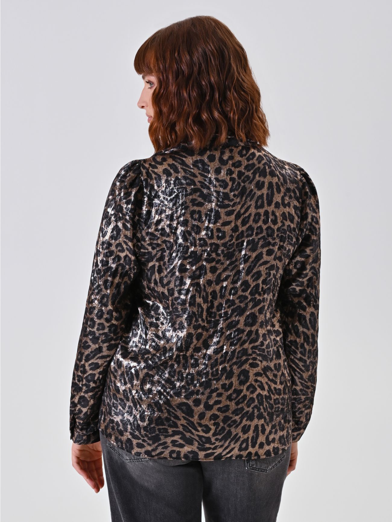 Curvy Animal Print Blouse  3 Rinascimento Curvy Animal Print Blouse  det_3