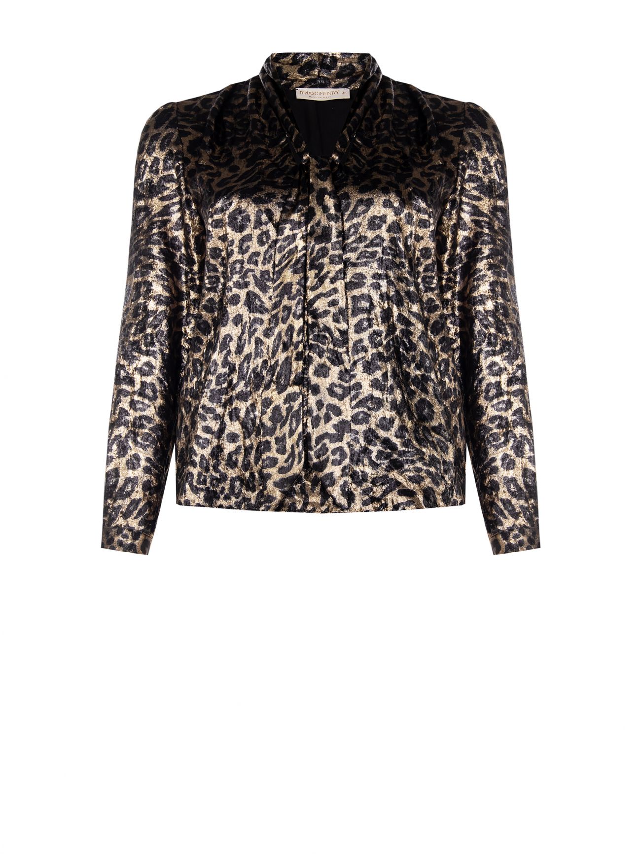 Curvy Animal Print Blouse  6 Rinascimento Curvy Animal Print Blouse  det_4