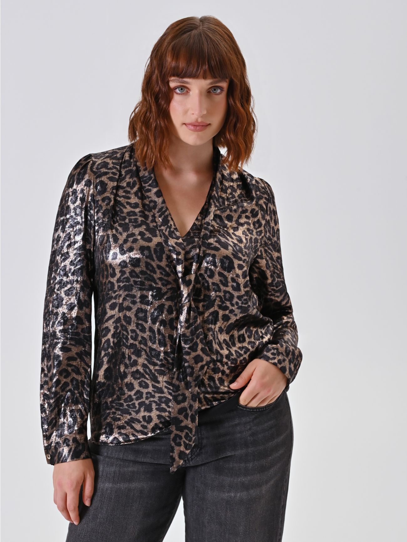 Curvy Animal Print Blouse  5 Rinascimento Curvy Animal Print Blouse  in_i7