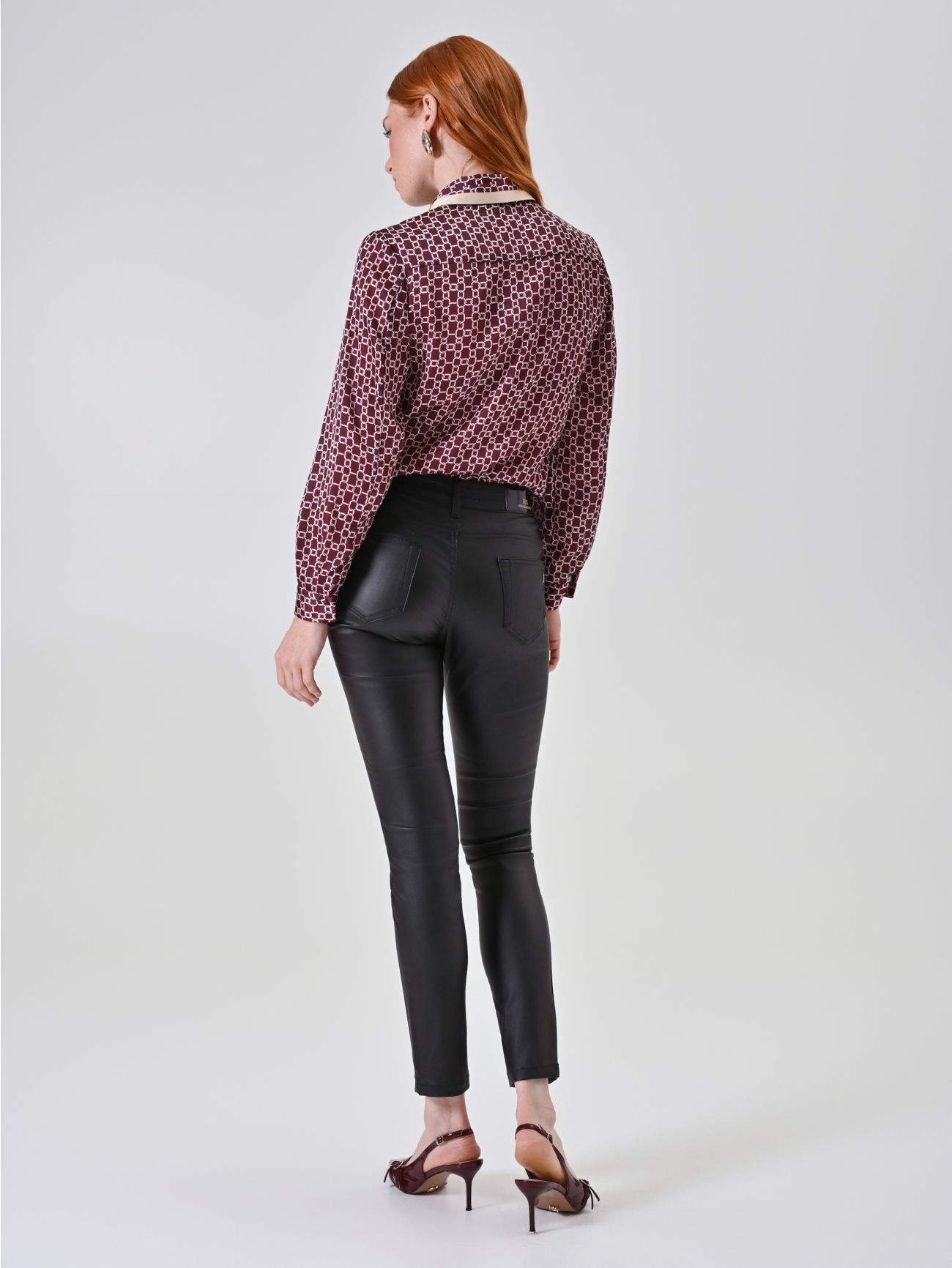 Black Faux-Leather Skinny Trousers det_3
