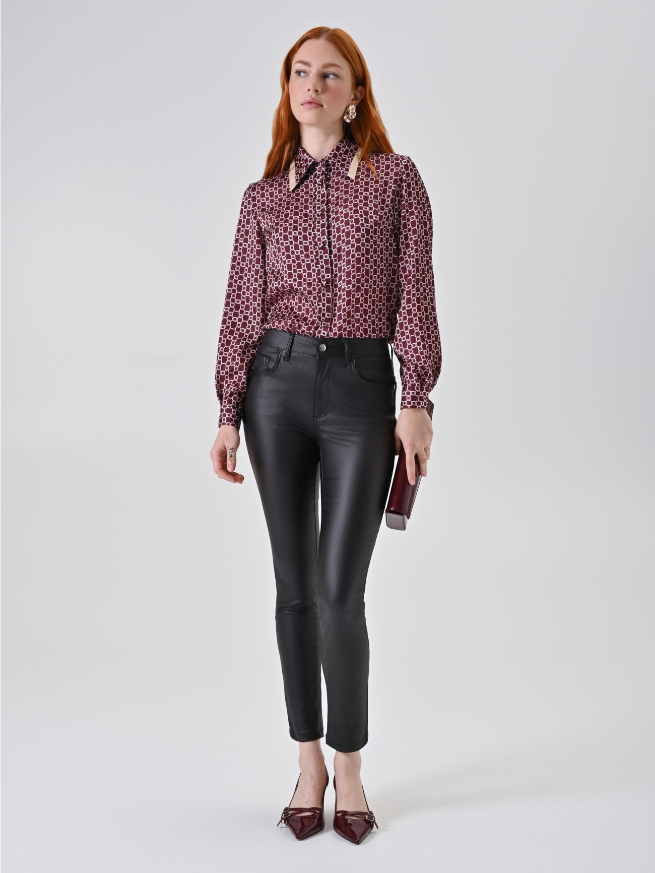 Black Faux-Leather Skinny Trousers sp_e1