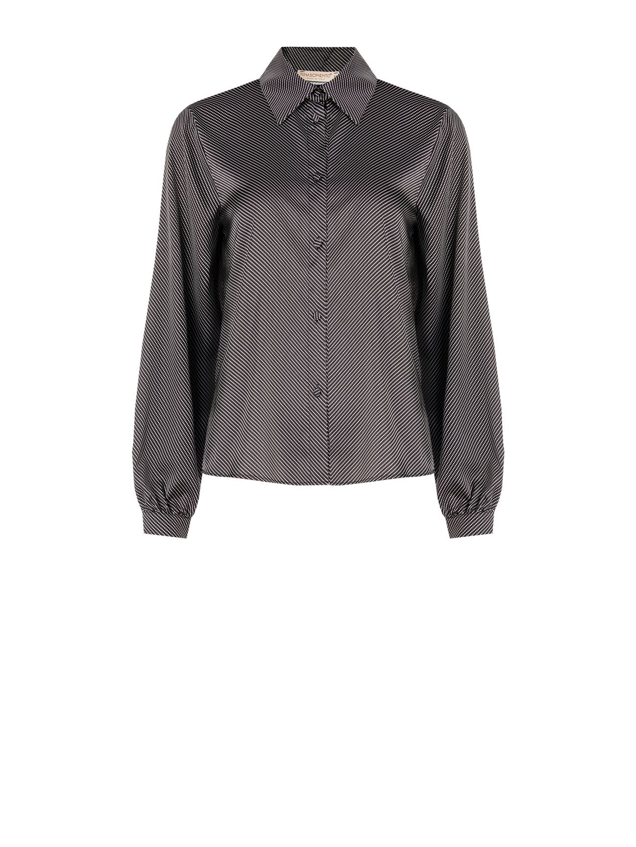 Optical-Print Black Shirt det_4