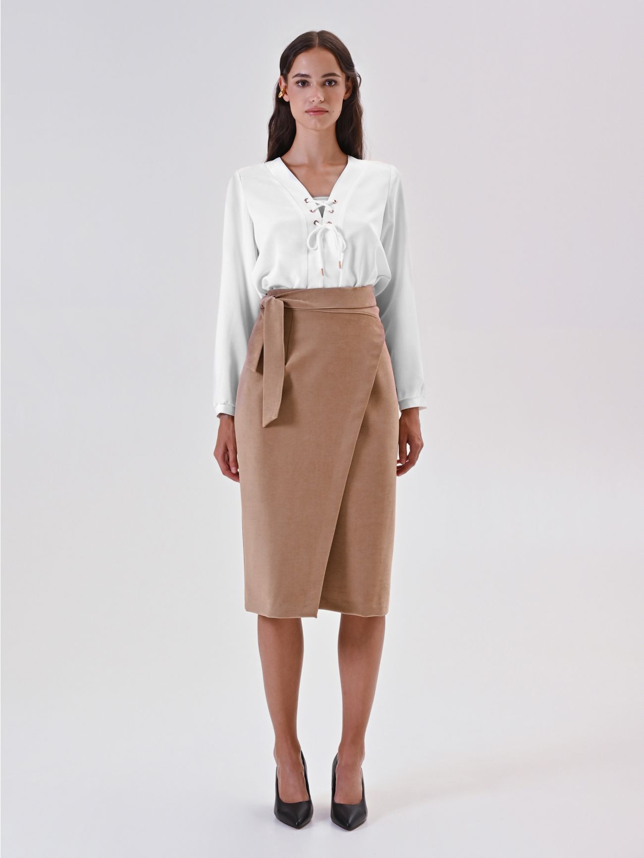 Biała bluzka gorsetowa z tasiemkami 1 Rinascimento Biała bluzka gorsetowa z tasiemkami det_1