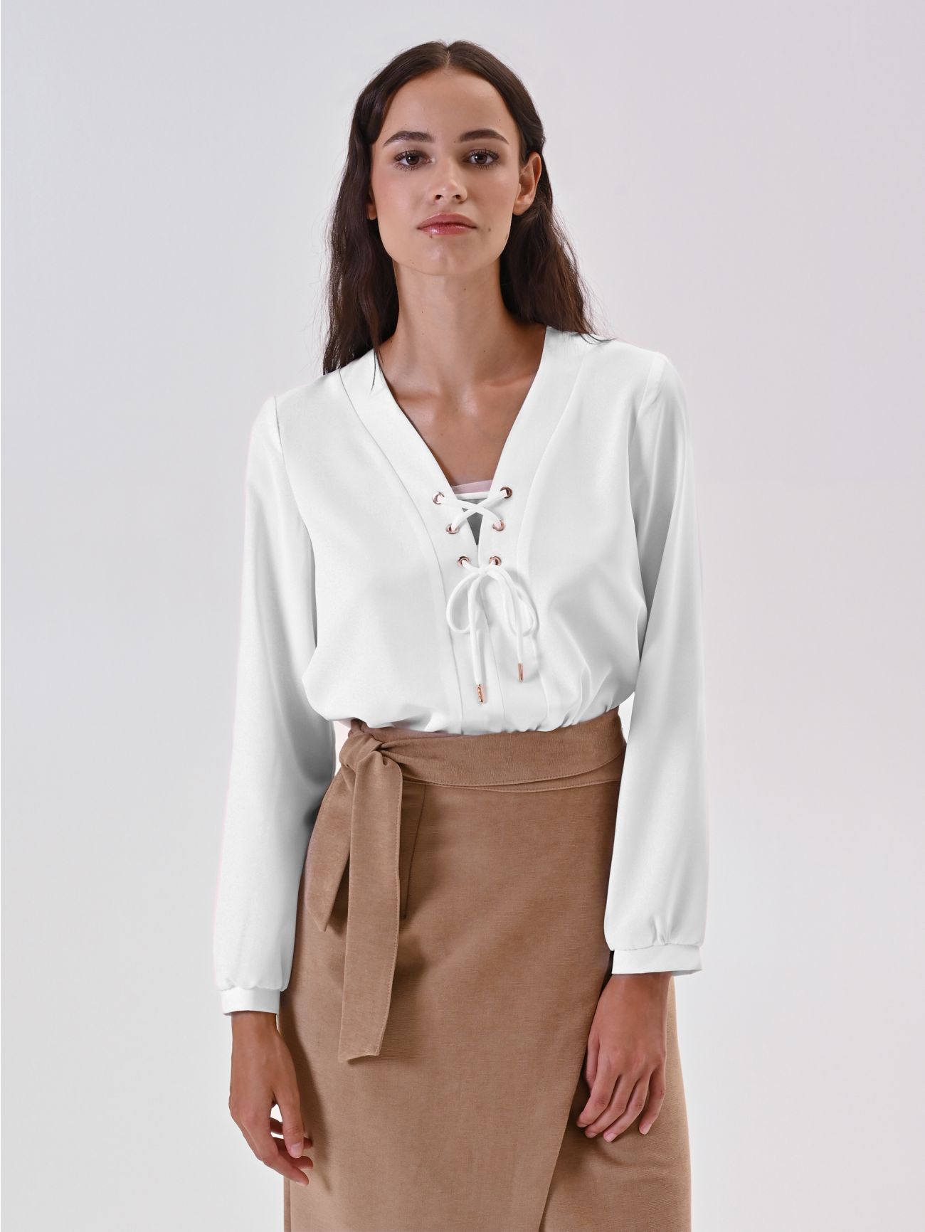 Biała bluzka gorsetowa z tasiemkami 5 Rinascimento Biała bluzka gorsetowa z tasiemkami in_i7