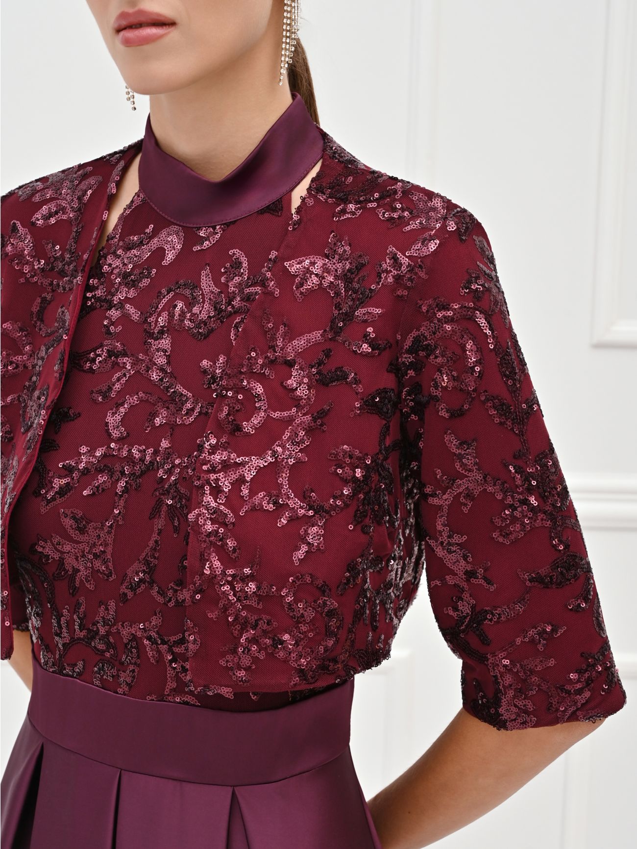 Bolero de lentejuelas burdeos in_i5
