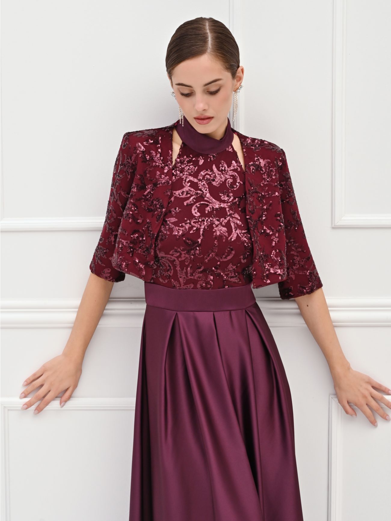 Bolero de lentejuelas burdeos in_i7