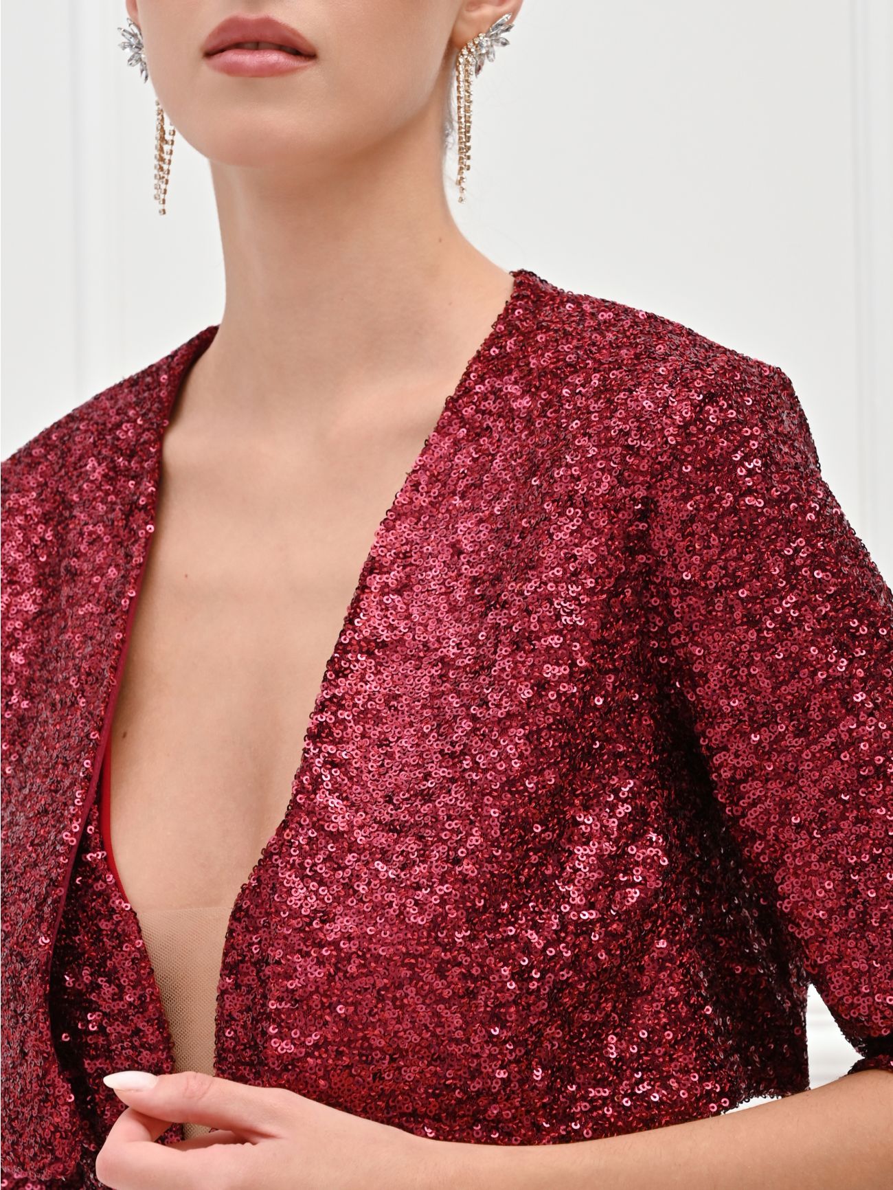 Bolero de lentejuelas burdeos in_i5