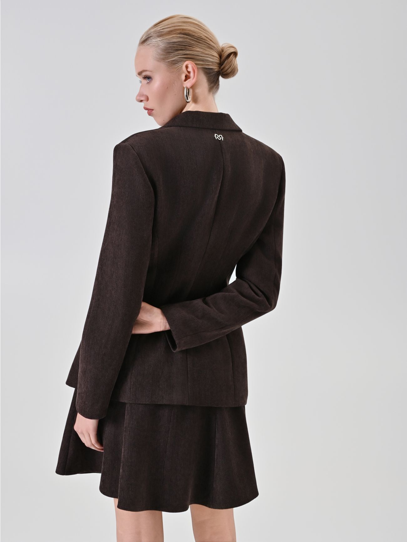 Cordblazer in Schokoladenbraun det_3