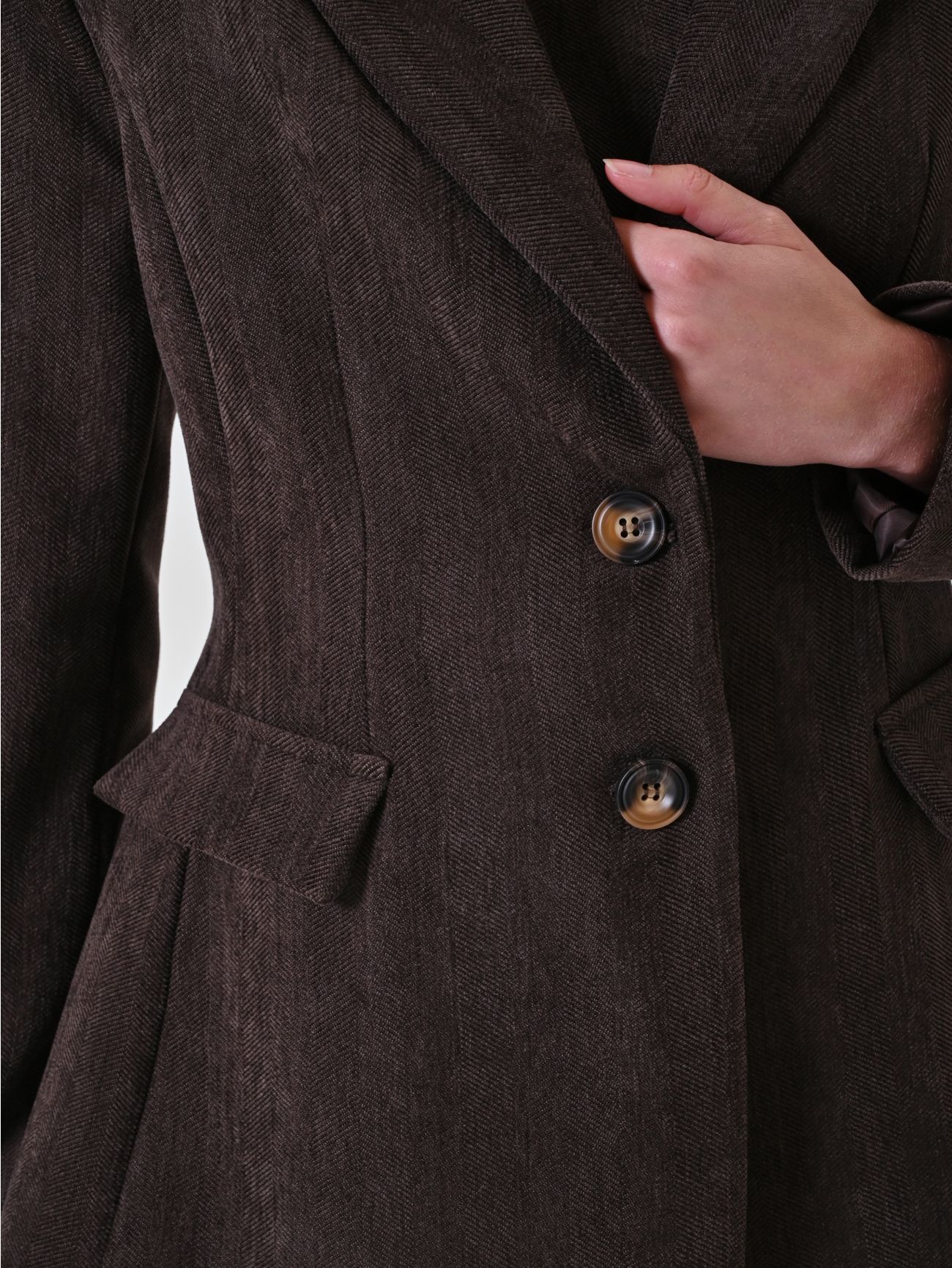 Cordblazer in Schokoladenbraun in_i5