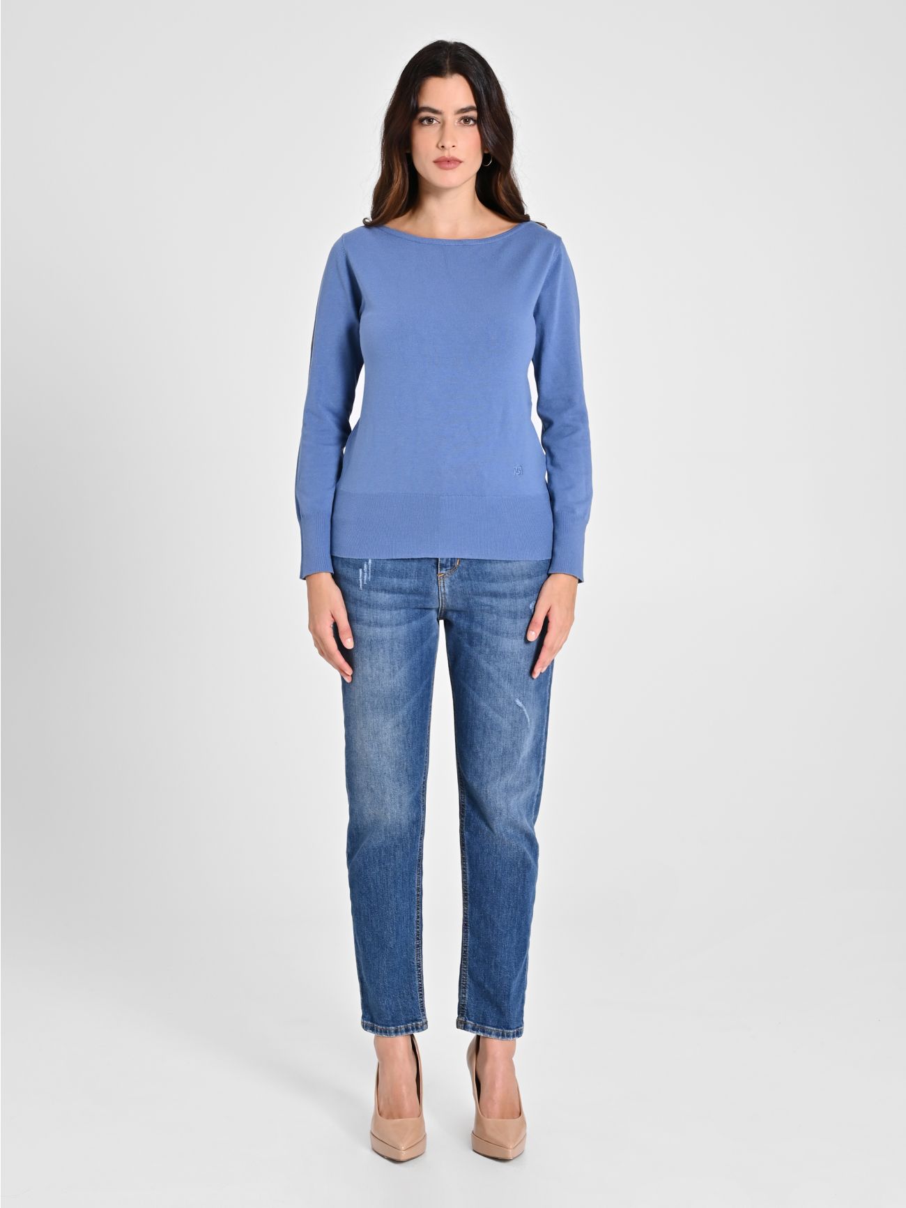 Pullover aus Ecotec®-Garn in Himmelblau det_1