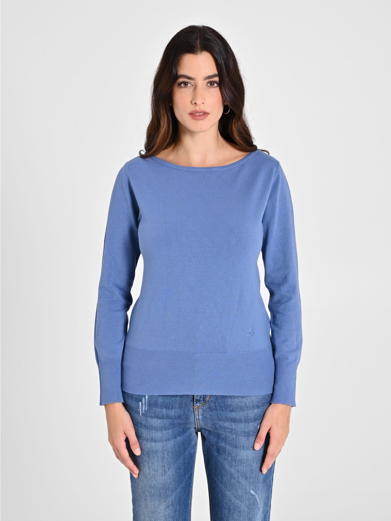 Pullover aus Ecotec®-Garn in Himmelblau det_2