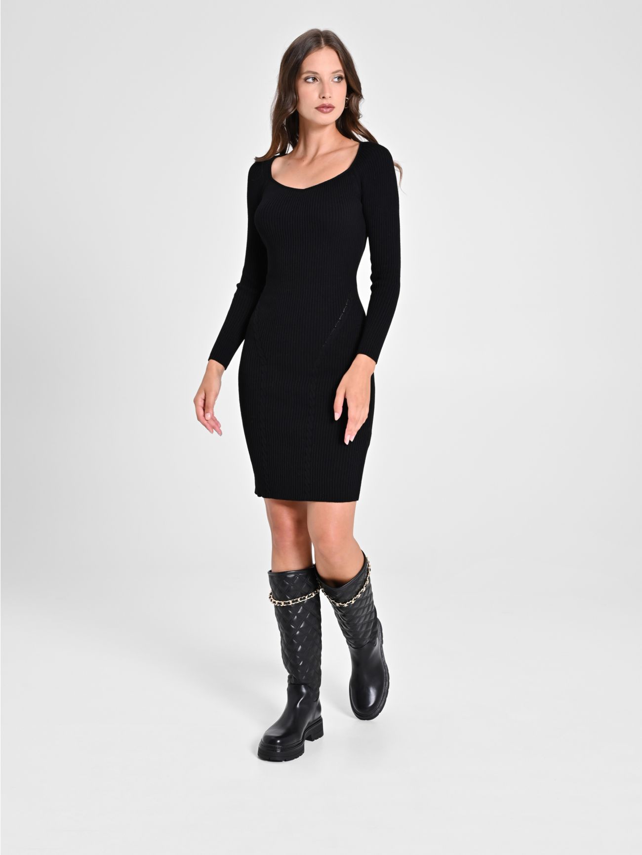 Tubino Nero in Maglia