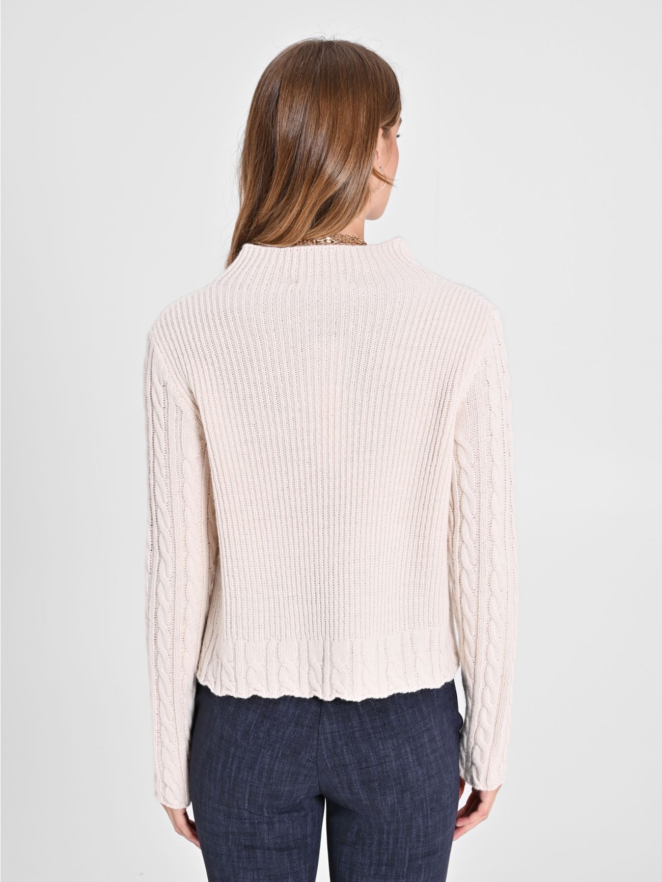 White wool sweater on sale