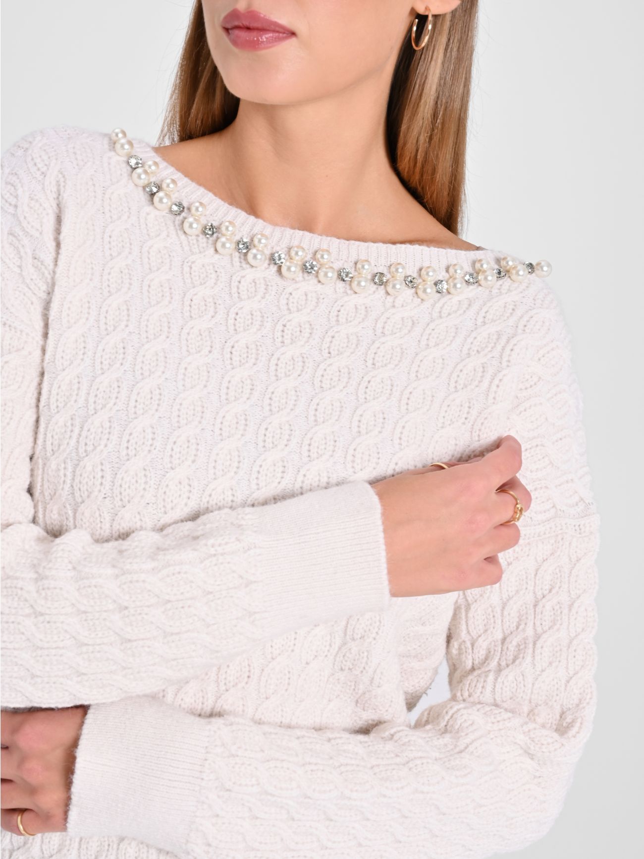 White pearl jumper new arrivals