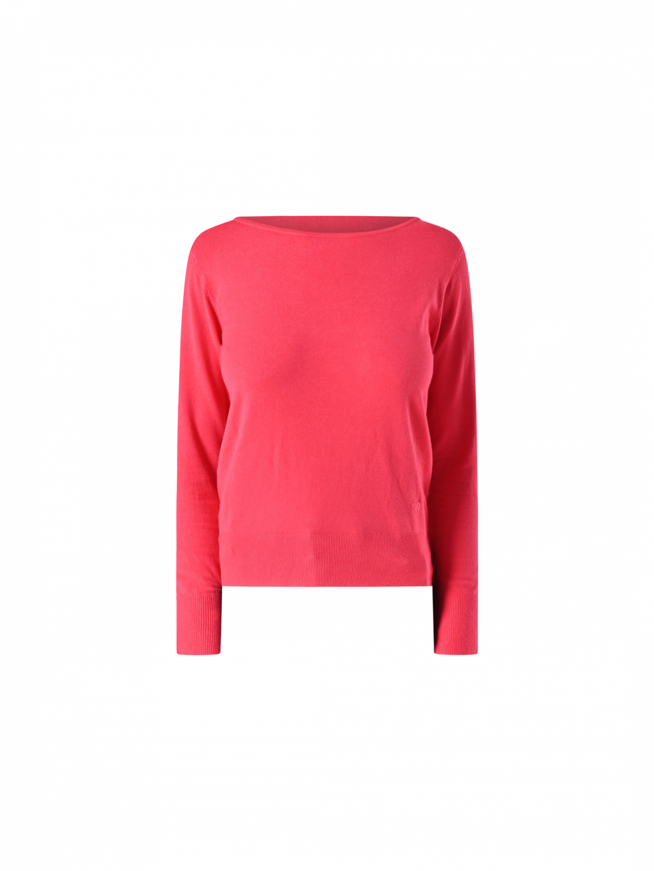 Pull fuchsia encolure bateau det_4