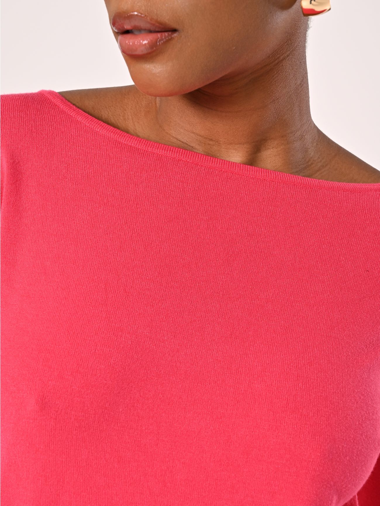 Pull fuchsia encolure bateau in_i5