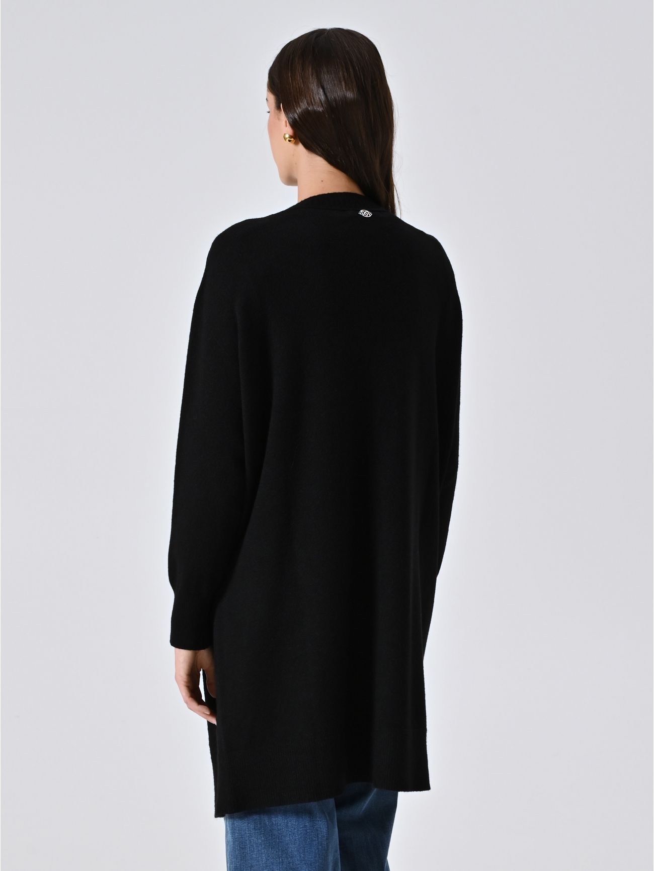 Cardigan Nero in Maglia det_3