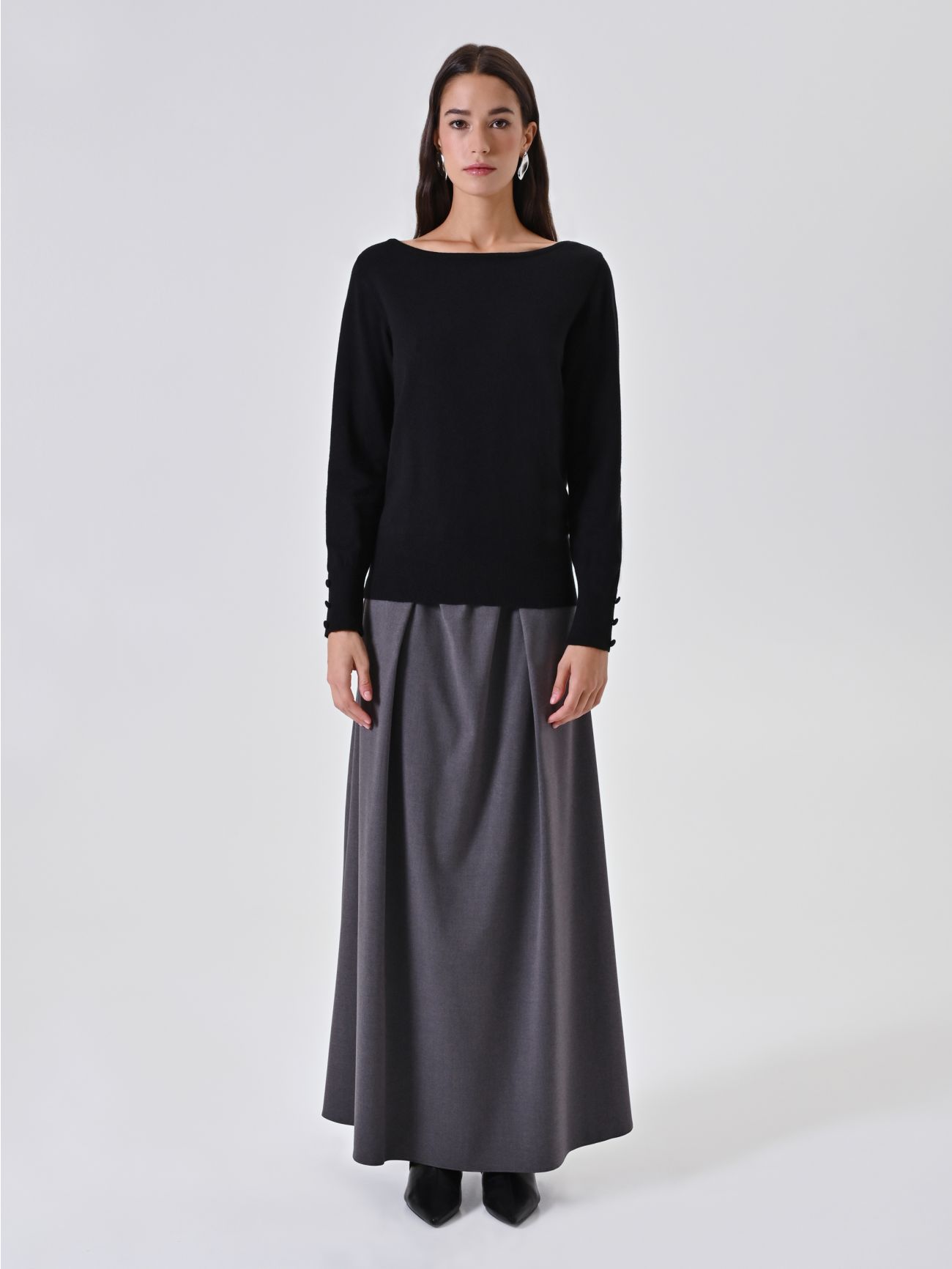 Black Knitted Turtleneck det_1