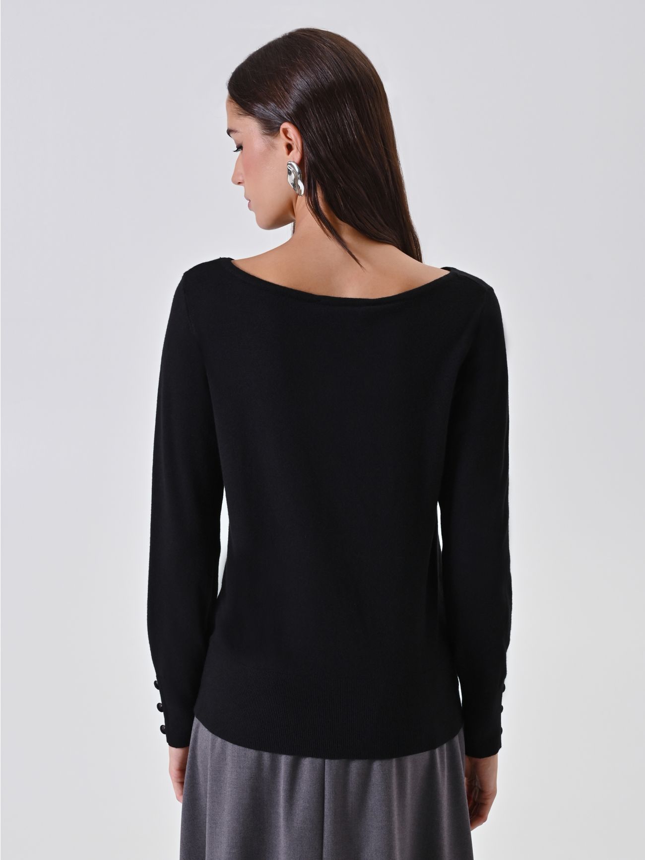 Black Knitted Turtleneck det_3