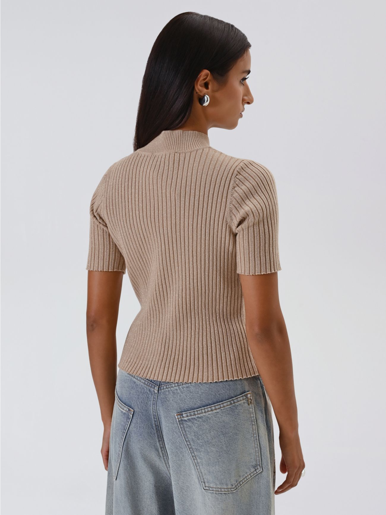 Maglia Lurex Beige  det_3