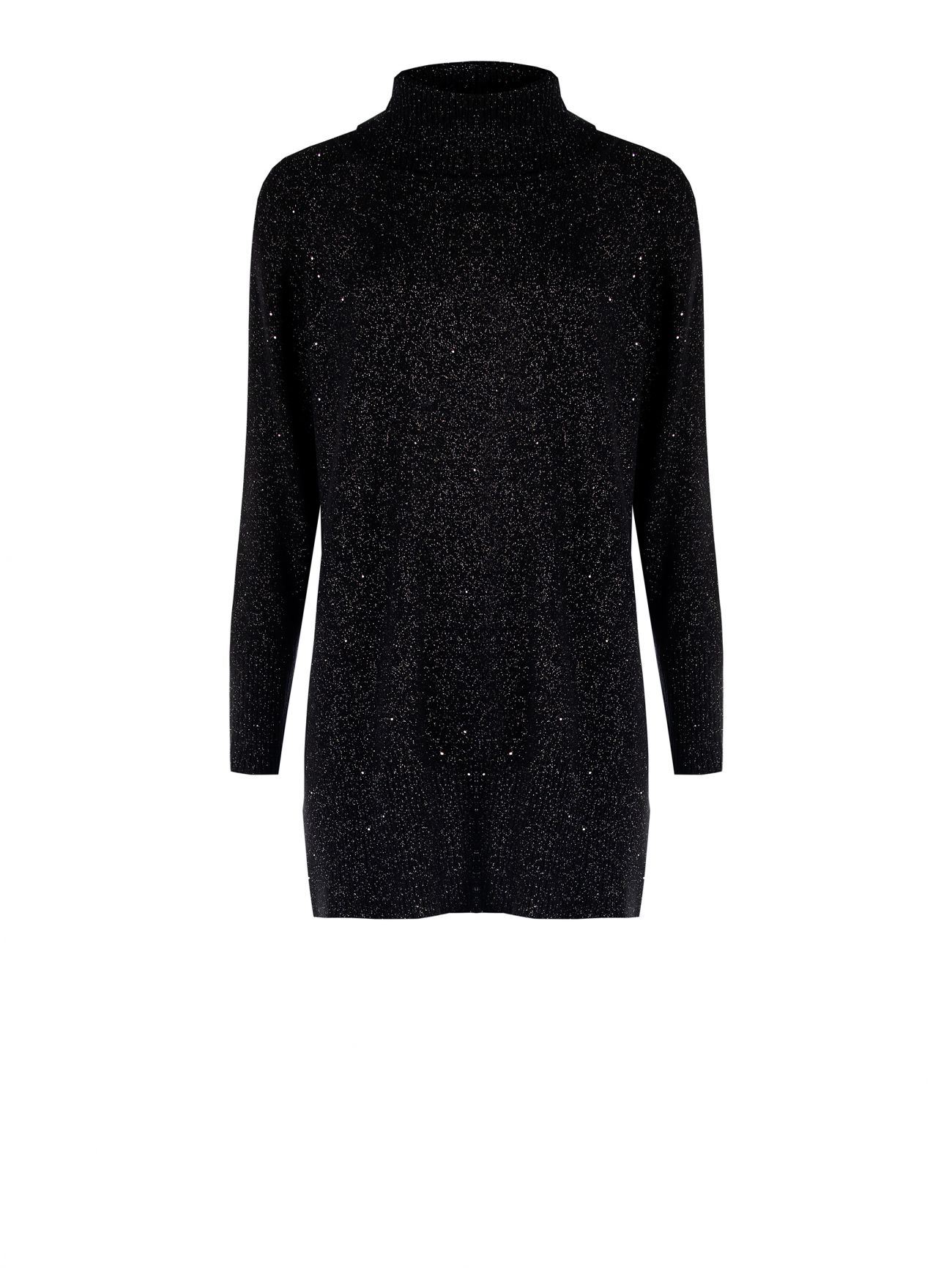 Abito in Maglia Nero Lurex & Micropaillettes det_4