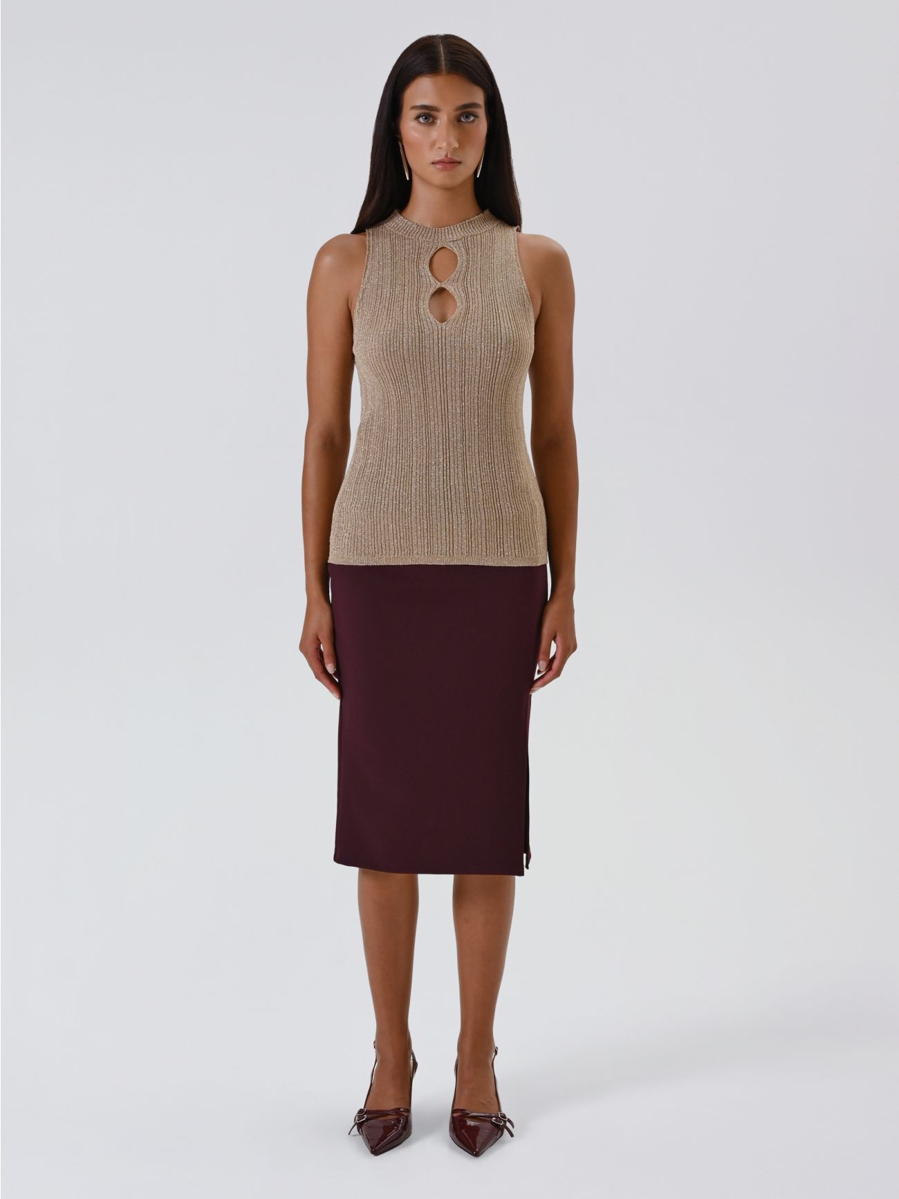 Top in Maglia Oro Lurex det_1