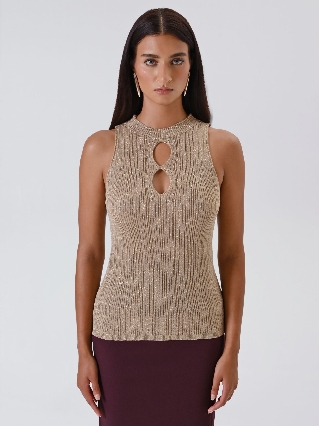 Top in Maglia Oro Lurex det_2