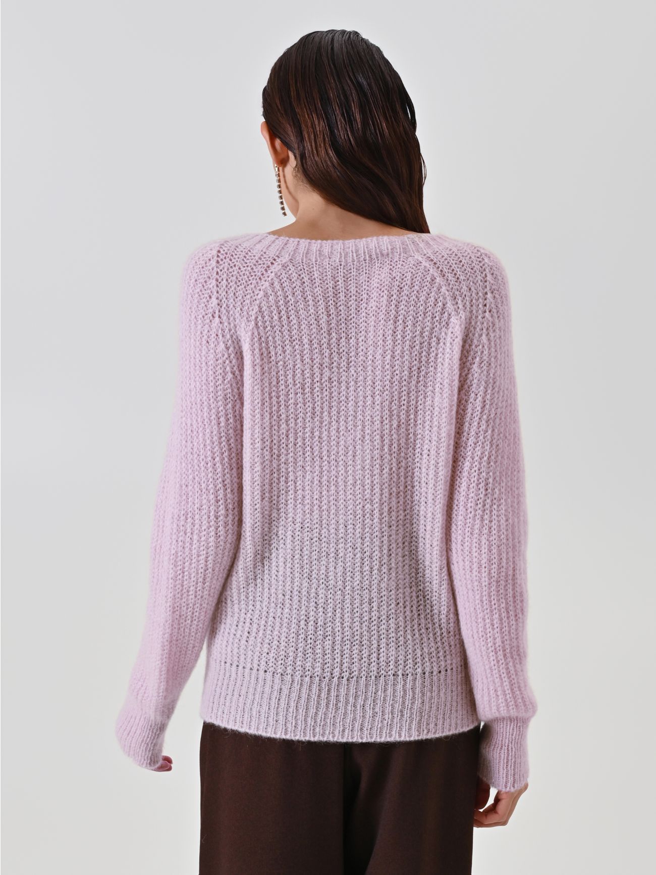 Lilac Crewneck Sweater 3 Rinascimento Lilac Crewneck Sweater det_3