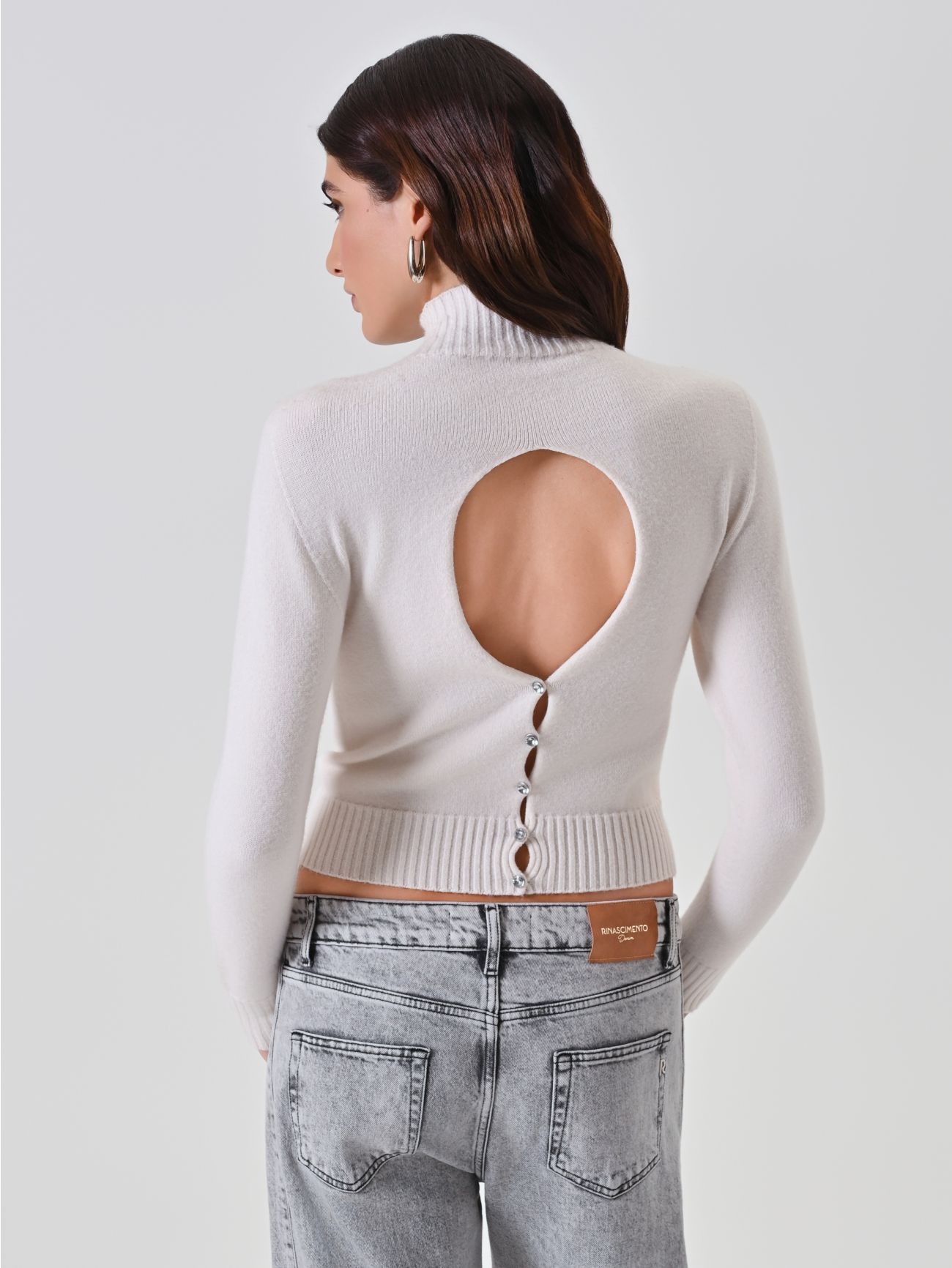 Pull cropped crème det_3