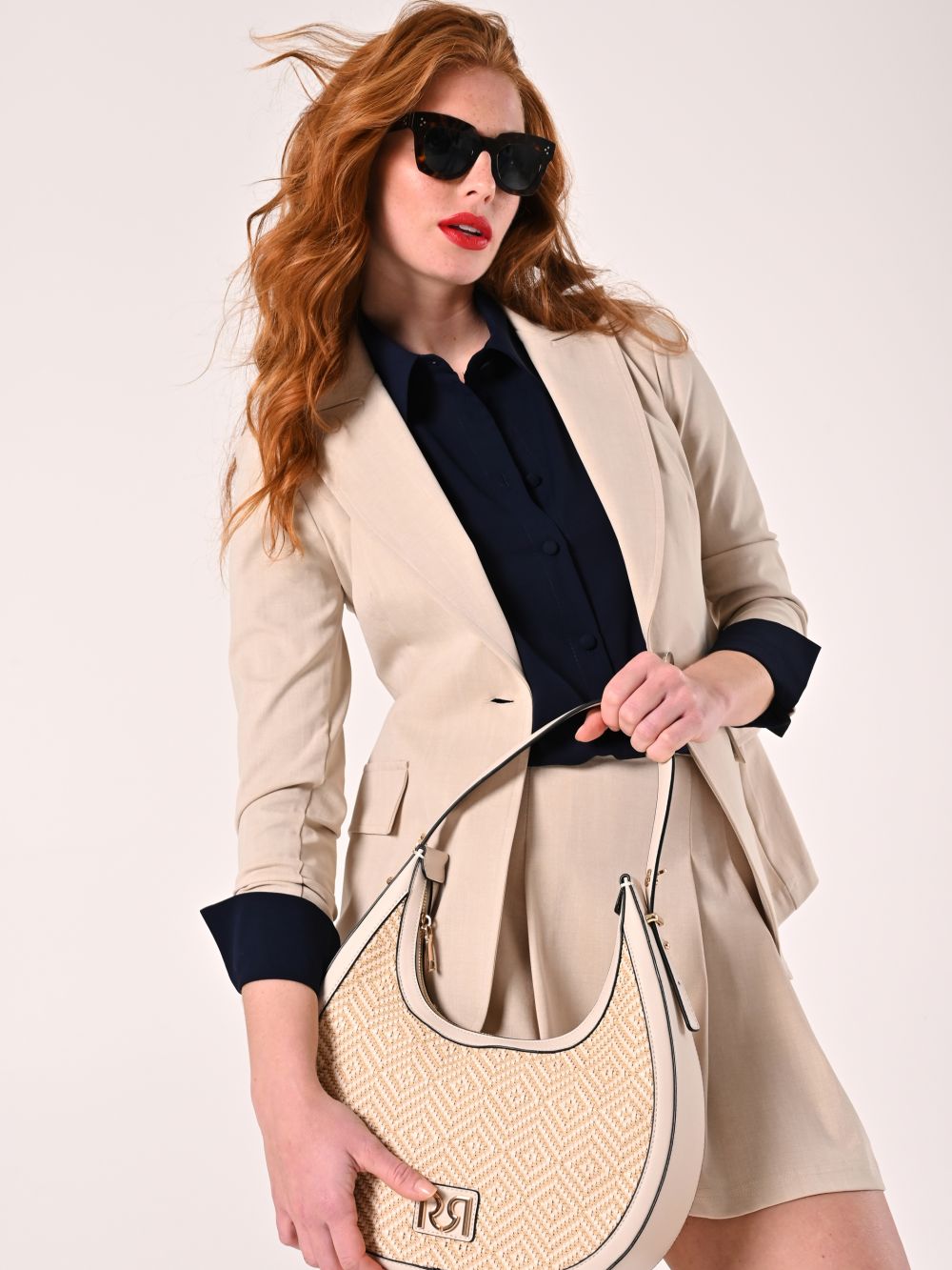 Borsa in Tessuto Intrecciato