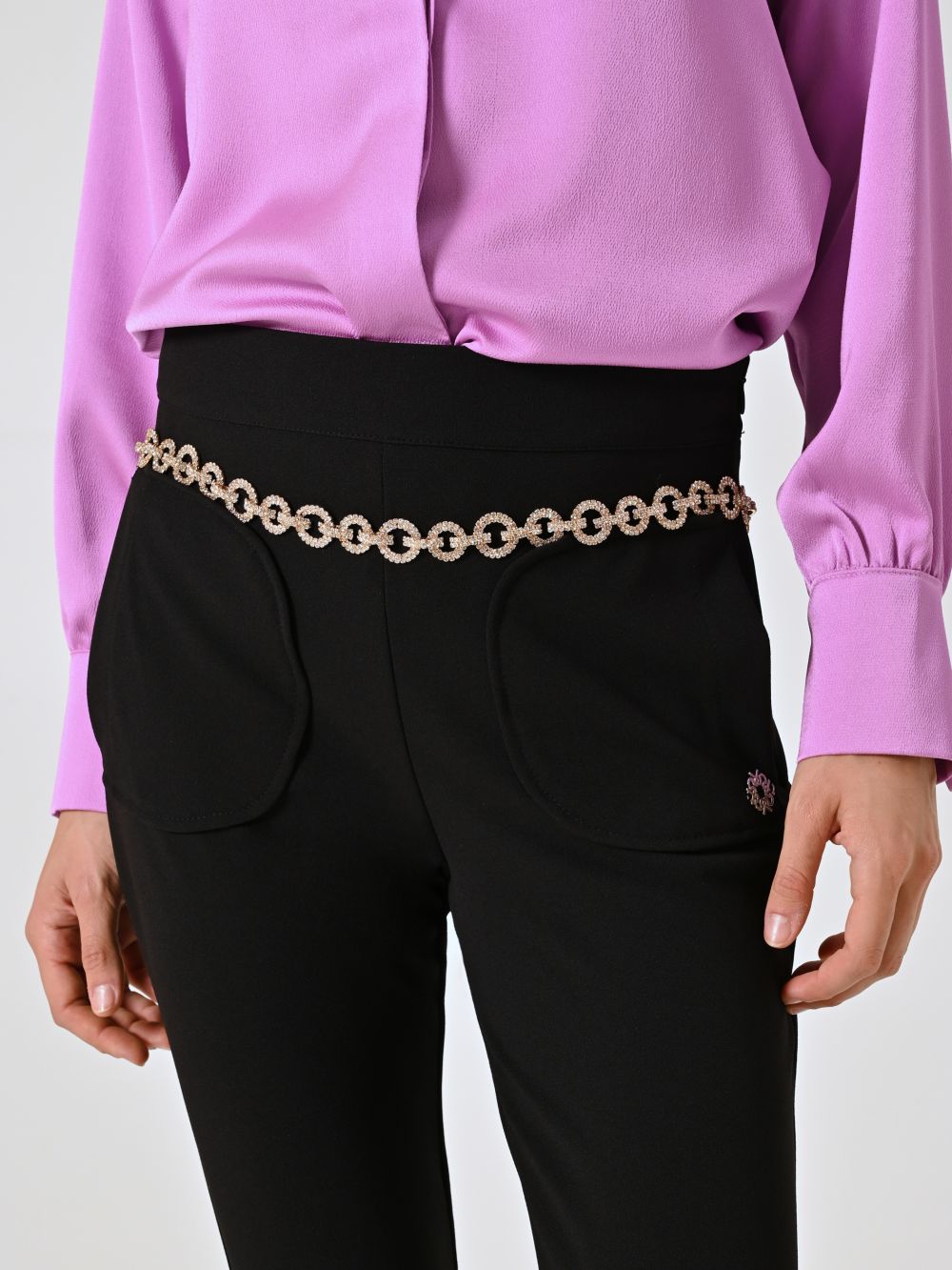 Cintura Anelli Oro e Strass