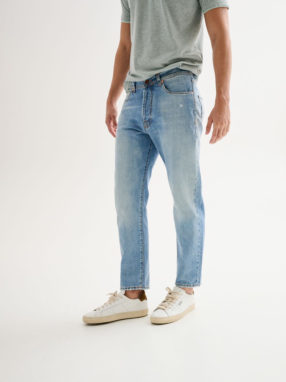 Jeans Uomo Regular-Fit Cropped QB24