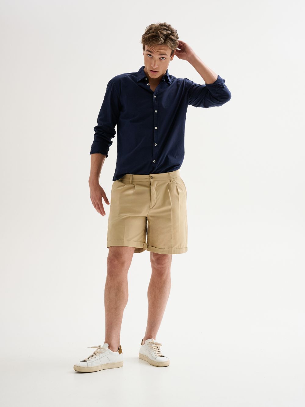 Bermuda Uomo Regular-Fit Pinces QB24