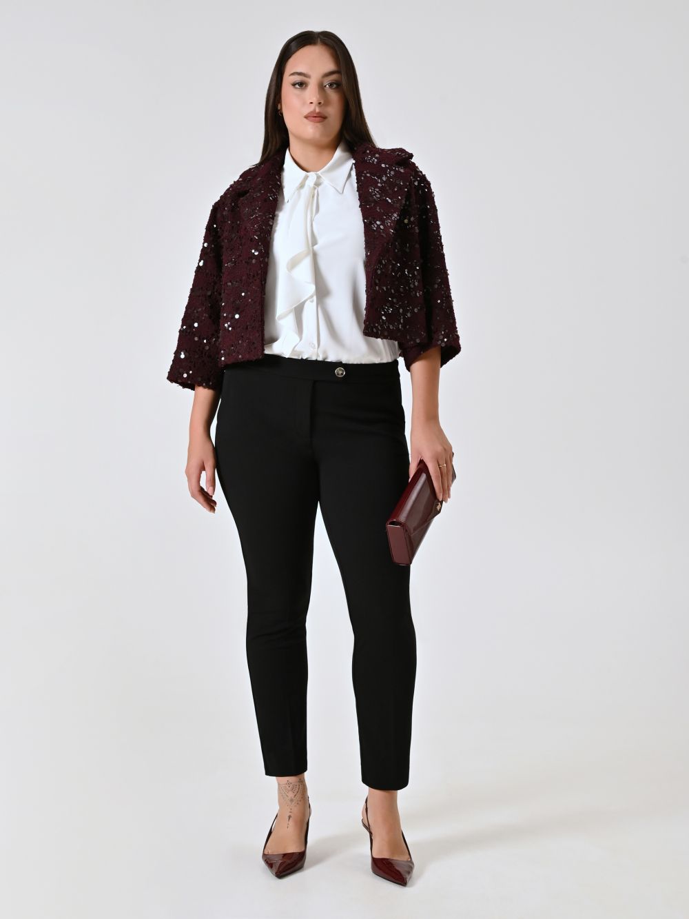 Pantalon skinny Curvy noir