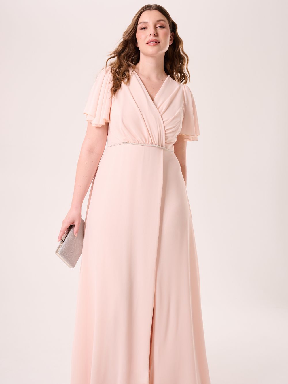 Abito Lungo Curvy Rosa