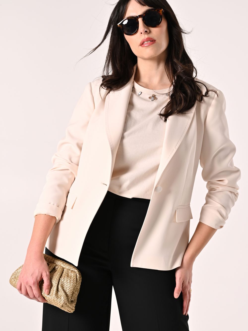 Curvy White Jacket