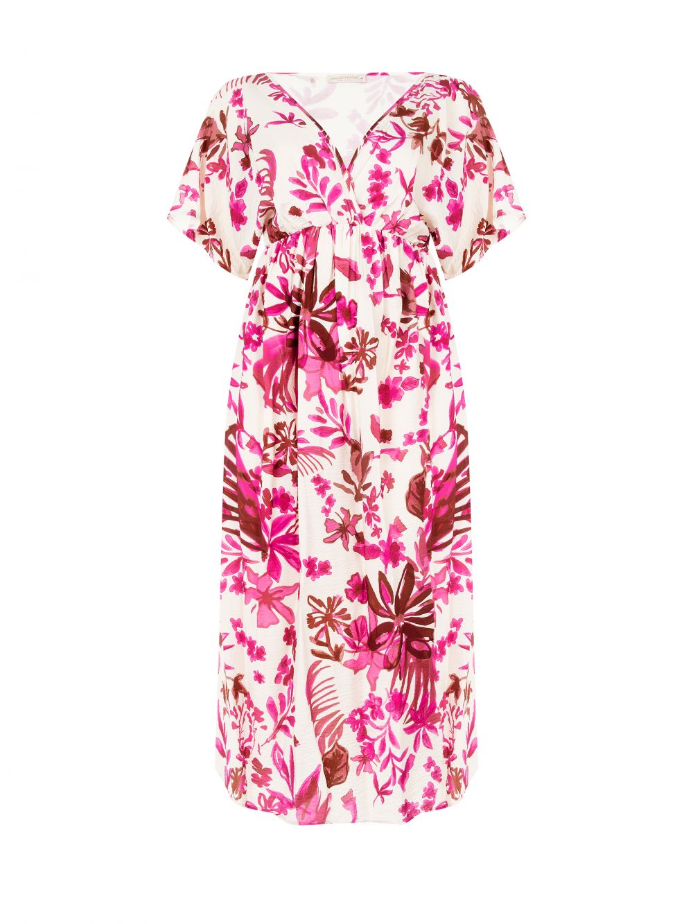 Curvy-Kleid mit Blumenmuster