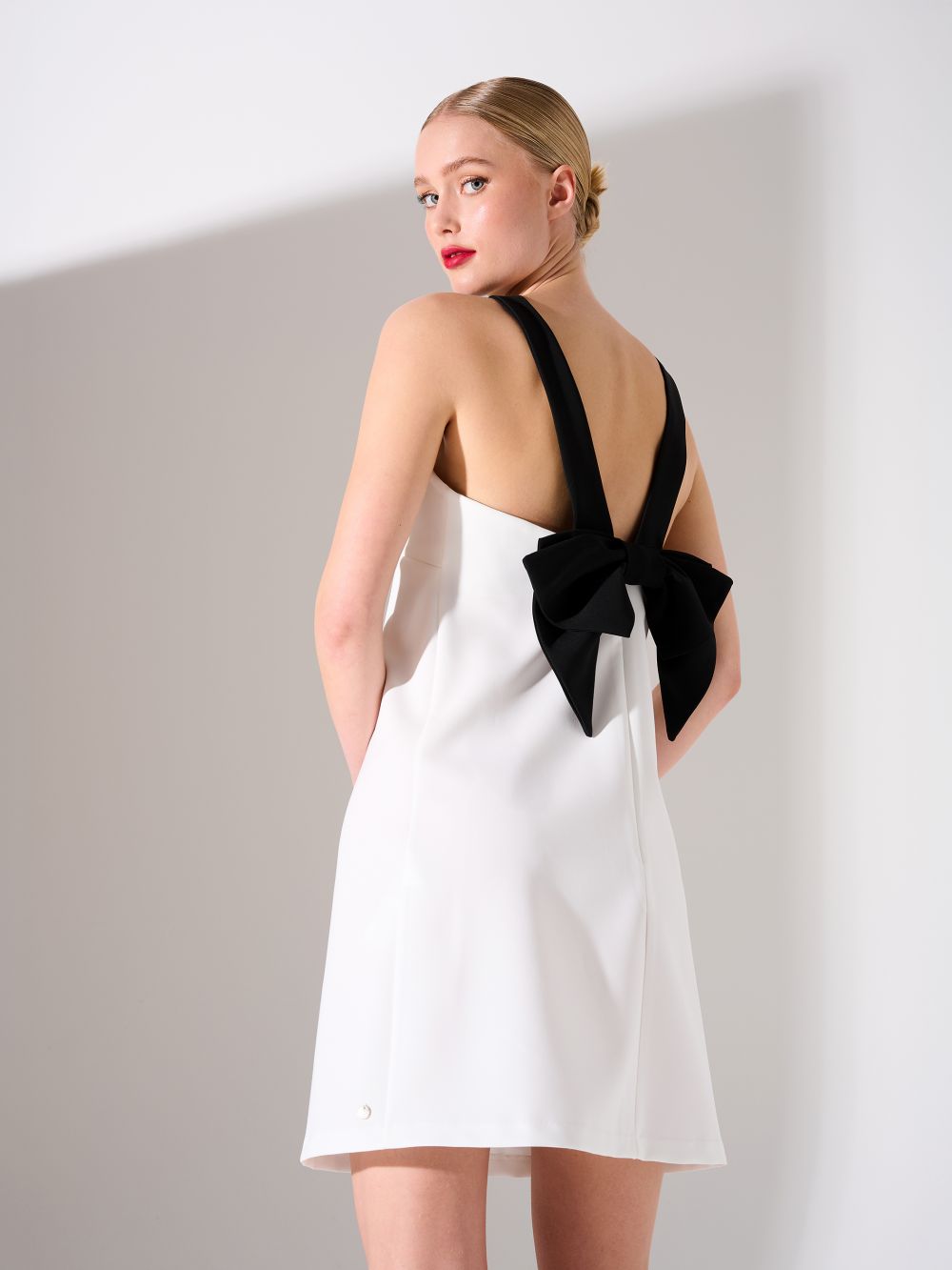 Two-toned Dress with Bow