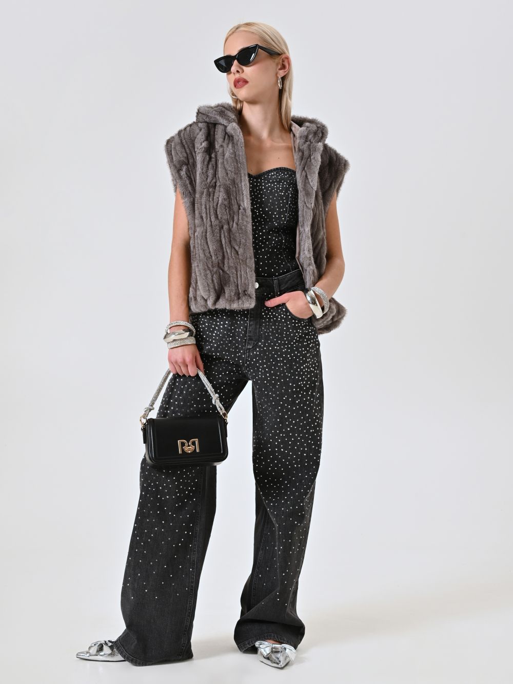Gilet effetto Pelliccia