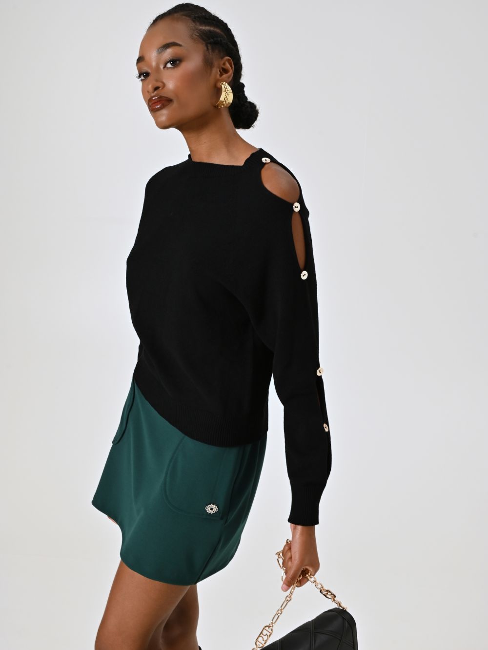 Maglia Rasata Nera
