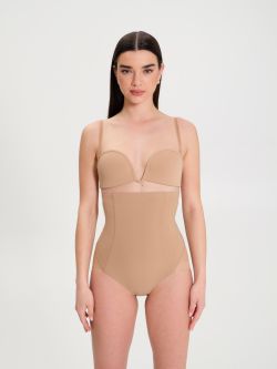 Bandeau bra with plunging neckline  det_1
