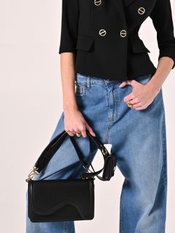 Sac en simili-cuir noir in_i5